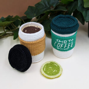 Patron Café à emporter au crochet